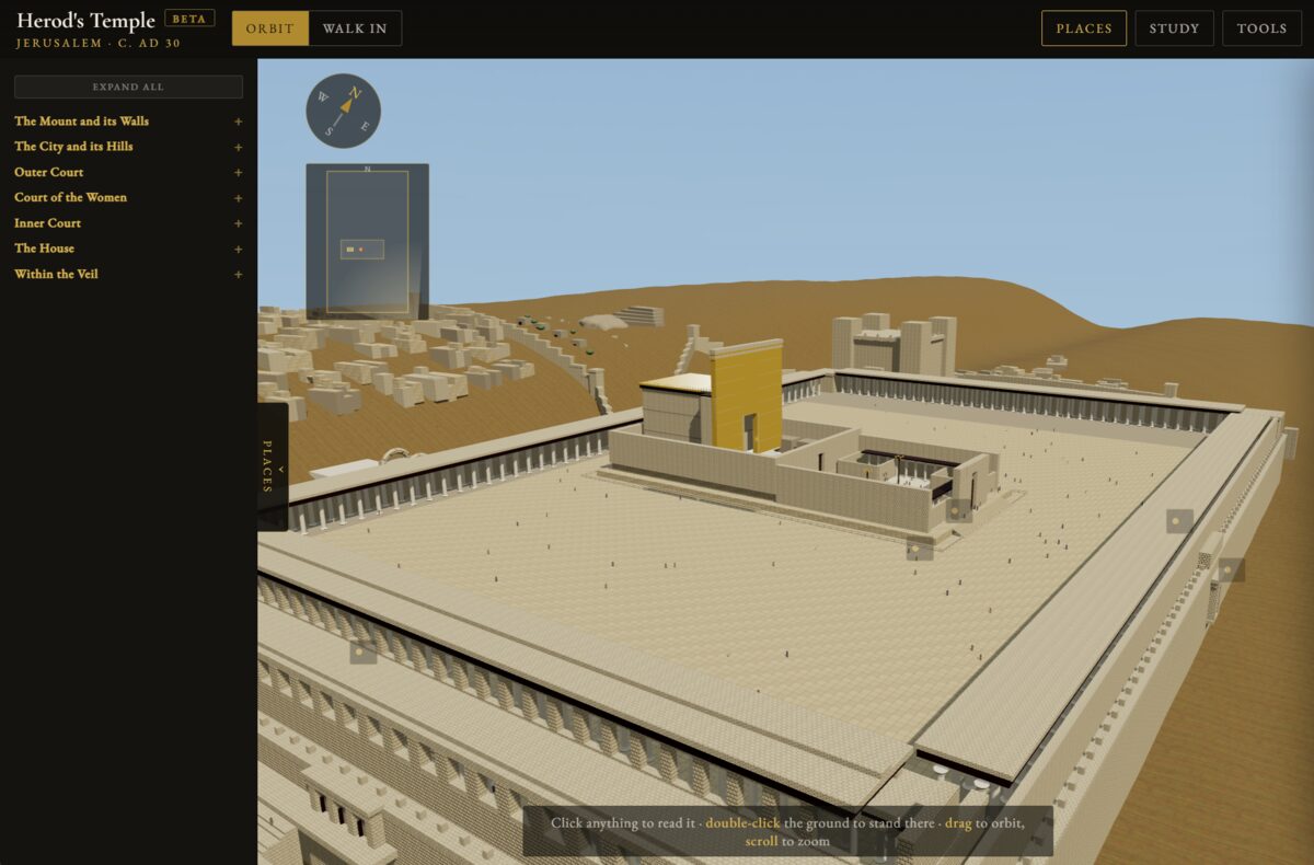 Herod's Temple — a 3D model